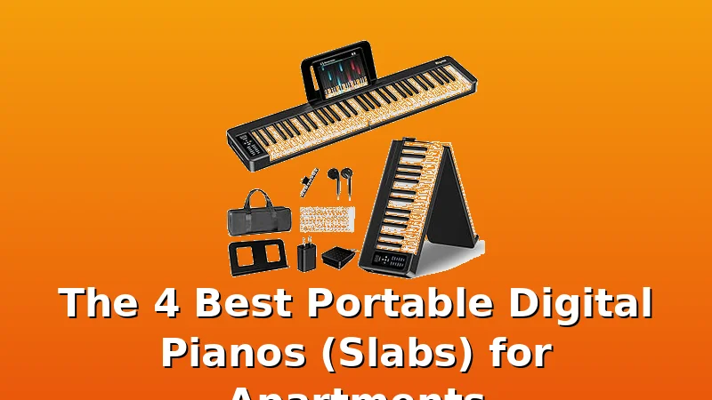 The 4 Best Portable Digital Pianos (Slabs) for Apartments - DigitalPianoScore review with measurements and honest opinion