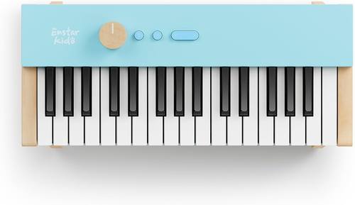 Kids Piano Keyboard, 32 Keys Digital Piano for Kids, Music Educational Instrument for Beginner, Mini Wood Keyboard Piano for Toddler, Light Blue